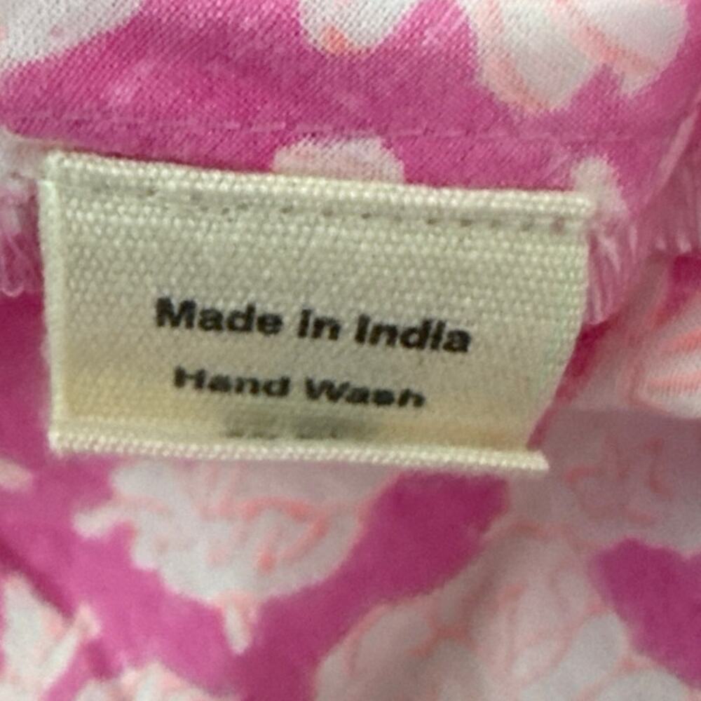 SZ Blockprints Haze Full Wrap Dress Eva Pink Size Small - Picture 12 of 12